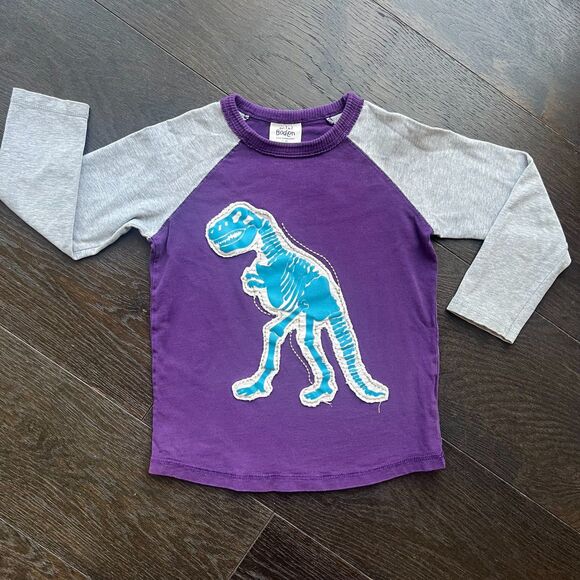 Boden Dinosaur Applique Shirt, size 5-6 years - Picture 1 of 5